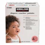 KIRKLAND BABY DIAPERS STEP 4 - 180 COUNT