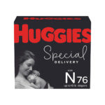 HUGGIES SPECIAL DELIVERY HYPOALLERGENIC BABY DIAPERS - SIZE N 